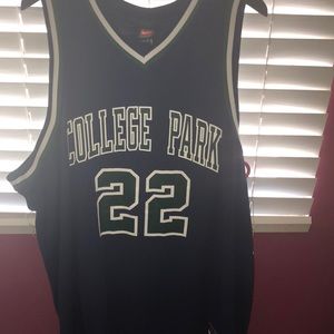 College park  basketball jersey